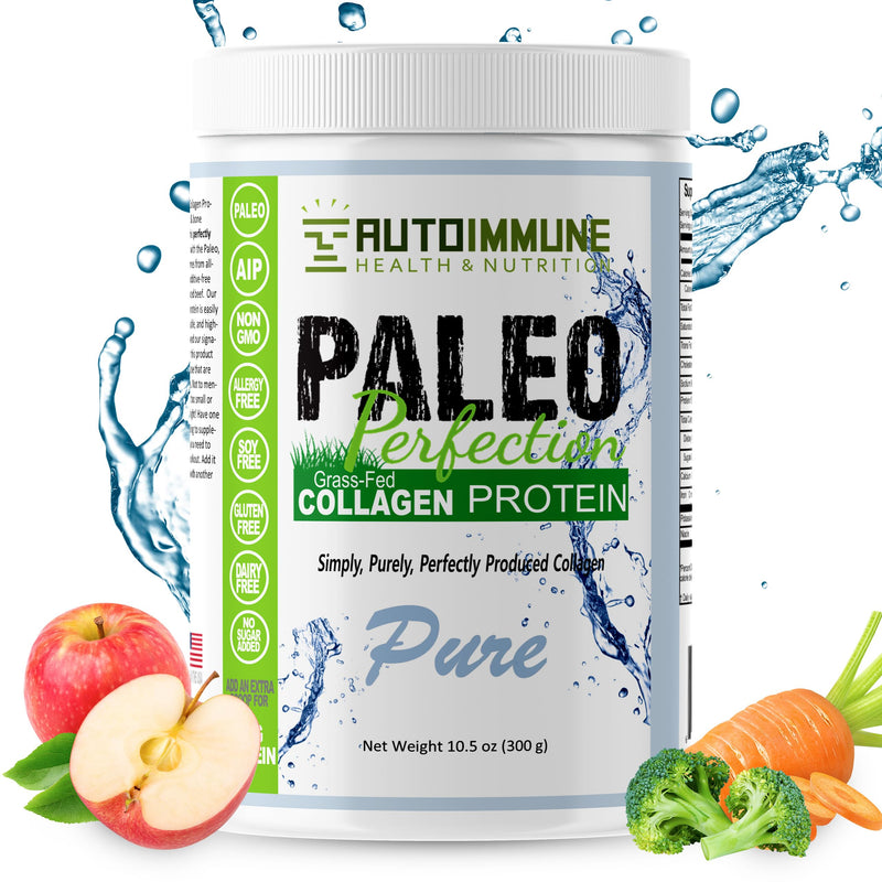 Collagen Protein Powder for Women & Men - Soy Gluten & Dairy Free Non GMO Collagen Protein from Grass-Fed Beef - 300 g Grass Fed Beef Protein Powder by Autoimmune