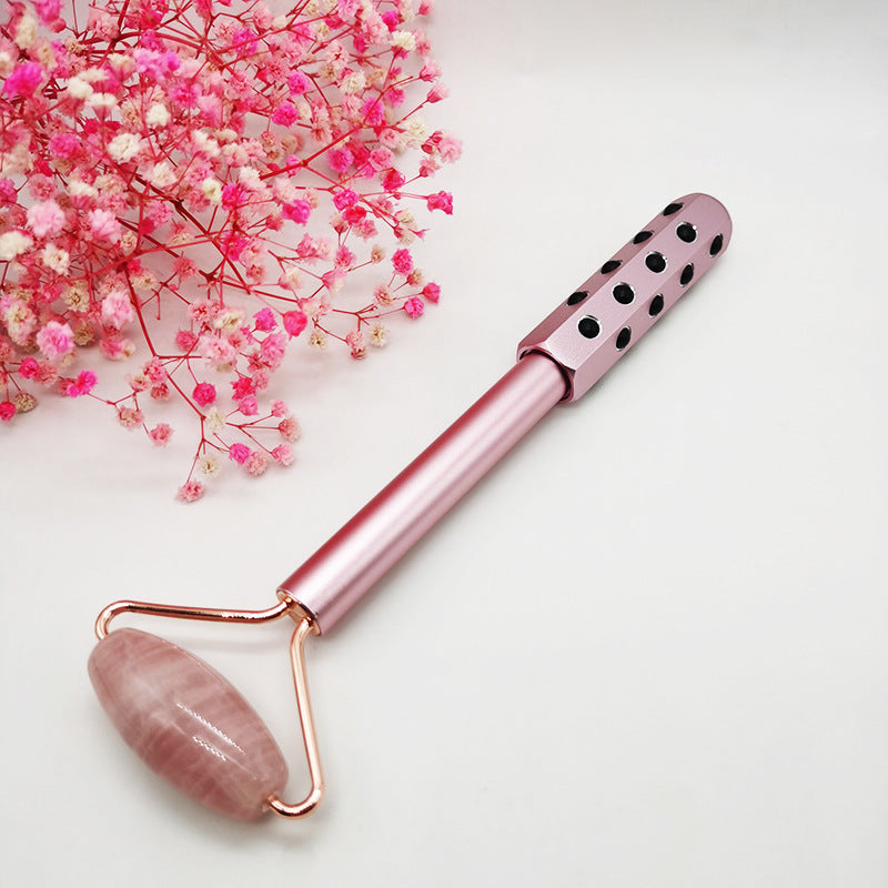 Japanese Facial Massage Roller with Geothermal Crystals